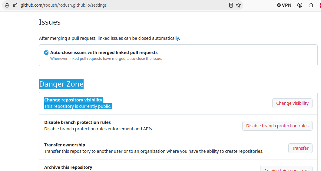 Make Repository Public